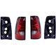 thumbnail image 1 of Par de Calaveras Depo Compatible Con Chevrolet Silverado 2005-2006 Color Filo Negro Lado Der/Izq, 1 of 4