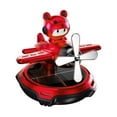 thumbnail image 3 of Difusor solar giratorio para coche, modelo de avión, adorno de aceite esencial Oso rojo, 3 of 9