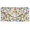 thumbnail image 7 of Yayeee Kitchen Curtains Set of 2 Light Filtering 57"x36" Over Sink Window Panels, Retro Colorful Flowers, 7 of 7