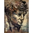 thumbnail image 2 of Bolokofsky, Ronald 15x18 Black Ornate Wood Framed with Double Matting Museum Art Print Titled - David I, 2 of 4