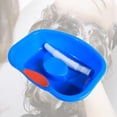 thumbnail image 4 of Yinanstore Bassin de Lavage de Cheveux pour Lit, avec Tuyau de Vidange Réglable - Bleu, 4 of 8