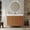 Gold,Walnut,White, variant on 36" Waterproof Wood Bathroom Cabinet, Bathroom Organizer Cabinet with sintered stone top, Vanity Unit for Small Spaces with multi-tier storage for bathroom use, Gold,Walnut,White