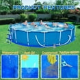 thumbnail image 4 of August Under Saving, Outdoor Swimming Pool Protection Mat Indoor Swimming Pool Slip And Absorbent Cloth Inflatable Swimming Pool Waterproof Mat, 4 of 9