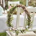 thumbnail image 2 of Easter Wreath Artificial Easter Egg Wreath for Front Door Easter Door Wreath Spring Wreath with Pastel Eggs and Mixed Twigs for Easter Home Decor, 2 of 7