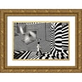 thumbnail image 1 of Das, Avishek 18x13 Gold Ornate Wood Framed with Double Matting Museum Art Print Titled - Pattern Walk 2, 1 of 4