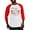 Red/White, variant on CafePress - Im Nice She's Naughty Elf Hat Baseball Jersey - Cotton Baseball Jersey, 3/4 Raglan Sleeve Shirt