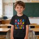thumbnail image 1 of Blusas y camisas de manga corta con cuello redondo para niños y niñas, camisetas gráficas de manga corta, blusas con estampados bonitos para la temporada escolar., 1 of 9