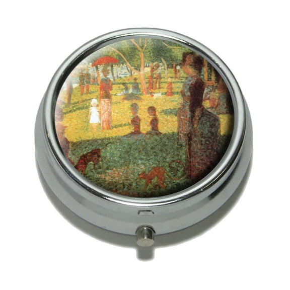 A Sunday Afternoon on Island of La Grande Jatte - Georges Seurat Pill Box