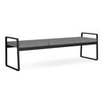 thumbnail image 1 of Gansett Reception Waiting Room 3-Seat Bench / Black Steel / Light Gray, 1 of 7