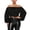 Black#508, variant on Womens Tops Sequin Fringe Top Party Tank Tassel Trim Tops Las Disco Camisole Tops for Women