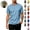 Blue, variant on Mfakffe Mens Summer Shirts Big and Tall Casual T-Shirt Lightweight Short Sleeve Undershirts Athletic Crew Neck Clothes(Gray,4XL)