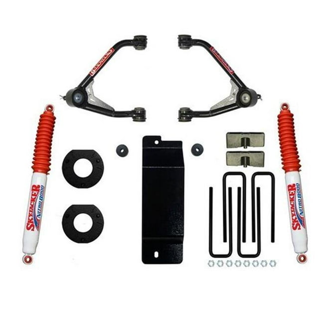 Skyjacker C14350PAN Kit de Levage des Bras 3.5-4 Po. pour Ram 1500 Sport 4WD 2013