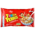 thumbnail image 3 of Post Fruity PEBBLES Breakfast Cereal, Gluten Free, Sweetened Puffed Rice, 32 oz Bag, 3 of 13