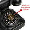 thumbnail image 5 of Retro Landline Telephone with Ringer Control, Redial, Vintage Corded Desk Dial Phone Old Fashioned Landline Phones for Home House, Black, 5 of 6