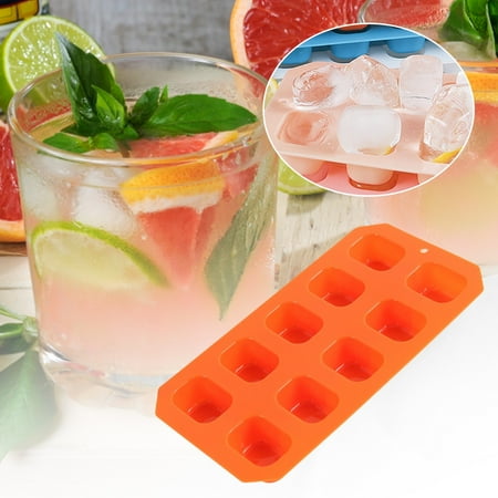 

Frehsky ice molds Flexible Ice Tray 10 Ice Molds For Freezer Easy Release Stackable Ice Trays For Or Juice