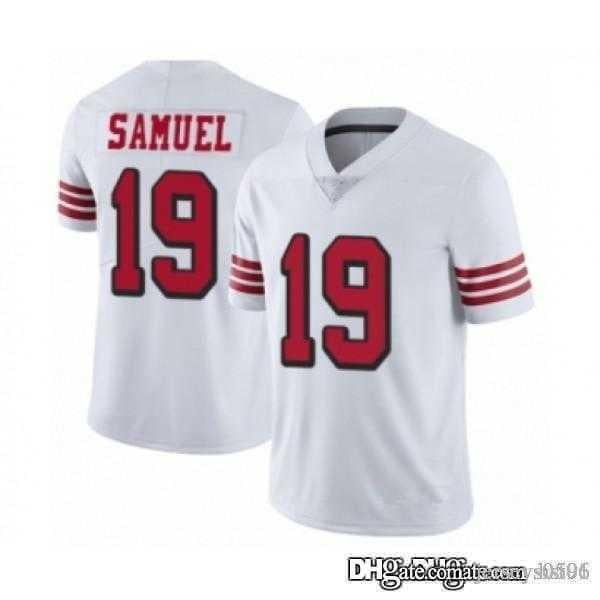 San Francisco 49ers Nike Game Road Jersey - White - Fred Warner - Mens