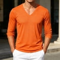 thumbnail image 4 of fatyb Men's Mesh Long Sleeve T Shirts V Neck Breathable Workout Tee Mens Athletic Running Training Tops, 4 of 7