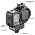 thumbnail image 4 of Ulanzi G9-4 Action Camera Video Cage Vlog Case Protective Housing with Dual Cold Shoe Mount 52mm Filter Adapter Extension Accessory Replacement for GoPro Hero 10/9, 4 of 7