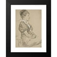 thumbnail image 2 of Edwin Austin Abbey 18x24 Black Modern Framed Museum Art Print Titled - Study of Seated Women (Mrs.&nbsp;Abbey) (1985), 2 of 5