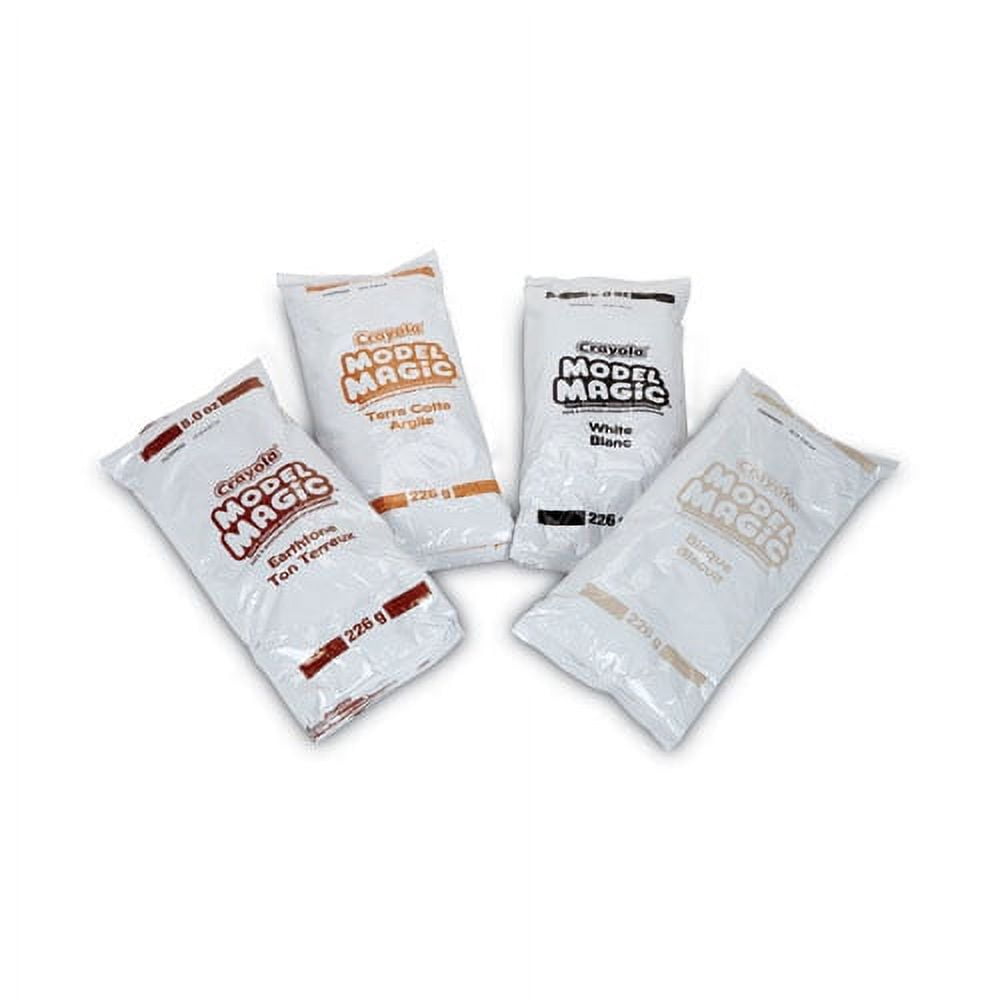 Model Magic Modeling Compound, 8 Oz Packs, 4 Packs, Assorted Natural Colors, 2 Lbs | Bundle of 2