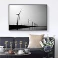 thumbnail image 3 of wall26 Floating Framed Canvas Wall Art for Living Room, Bedroom Black and White Landscape Canvas Prints for Home Decoration Ready to Hang - 16x24 inches, 3 of 4