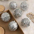 thumbnail image 2 of Fwttom 6Pcs 8cm/3.15" Christmas Balls Ornaments, Christmas Shatterproof Ball with Strings - Christmas Decorations for Xmas Tree, Holiday, Wedding, Party, Christmas Ornaments (Free Pendant), 2 of 7