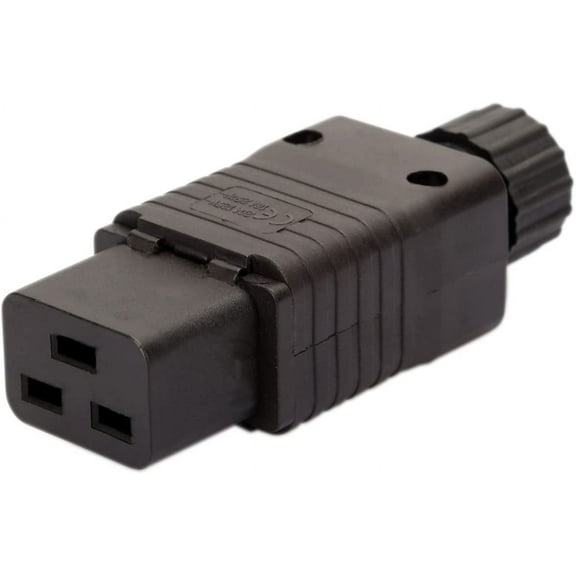 (2 Pack) IEC320 C19 Power Plug Socket Adapter, Toptekits IEC 320 C19 Female DIY Rewirable Power Connector Adaptor 250VAC 16A
