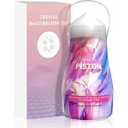 XOPLAY Male Masturbator,Realistic Pocket Stroker Sleeve,Men Flash Light Masturbation Sex Toys