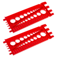 thumbnail image 1 of 2Pcs Identibolt Screw Bolt Nut Thread Measure Size Checker Nut & Bolt Thread Pitch Length (Inch Standard & Metric), 1 of 6