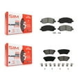 thumbnail image 1 of SIM Front Rear Semi-Metallic Brake Pads Kit for Car 2017-2020 Mitsubishi Outlander with Electric Parking KSM-100559, 1 of 8