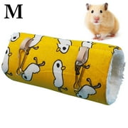 Bangcool Ferret Tunnel Hammock Warm Cozy Hamster Tube Toy Hanging Bed for Small Animals