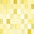 thumbnail image 1 of Ahgly Company Indoor Square Solid Yellow Modern Area Rugs, 6' Square, 1 of 4