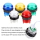 thumbnail image 4 of Kit de botones Arcade Joystick LED Fosiya, estilo ovalado, elipse, 4 of 7