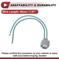 thumbnail image 6 of 1 Set Front Turn Signal Light Socket Wiring for Toyota Tacoma 1998-2000 No.9007599078 Lamp Bulb Pigtail Connector Harness with ​Pre-Wired Plug​​, 6 of 7