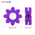 thumbnail image 2 of Unique Bargains Tennis Racket Dampeners, 3Pcs Silicone Vibration Dampeners, Purple, Orange, Blue, 2 of 6