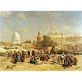 thumbnail image 3 of Biseo, Cesare 14x11 Black Modern Framed Museum Art Print Titled - Outside Cairo, 3 of 5