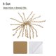 thumbnail image 2 of Lazos Rizados Grandes para Envolver Regalos, Cinta Rizada con Adhesivo para Envolver Regalos, Presentes, Cabello, Navidad, Oro Champán, 2 of 7