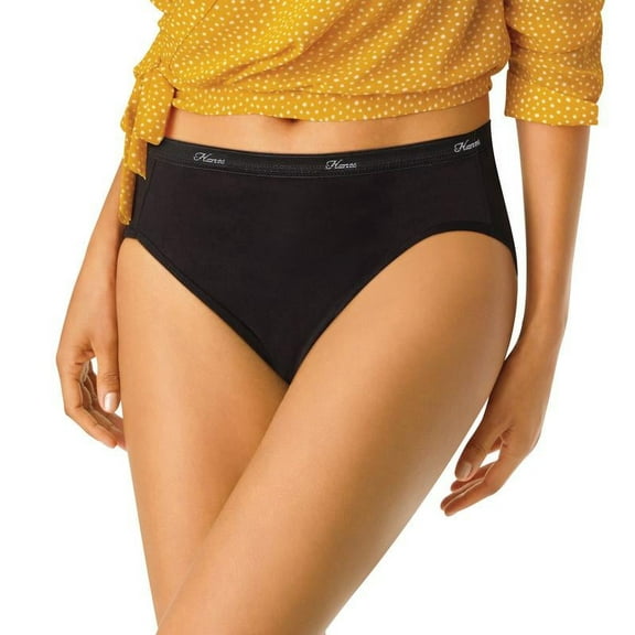 Hanes Women's Super Value Cotton Hi-Cut Underwear, 12-Pack