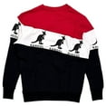 thumbnail image 2 of Kangol Men's Colorblock Fleece Pullover Crewneck Sweatshirt (X-Large, Black/Red), 2 of 2