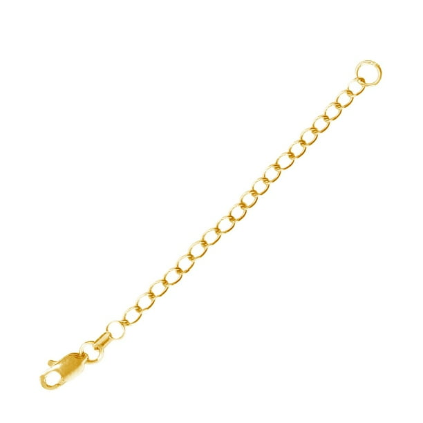 Ritastephens 14k Yellow Gold 3 Inch Chain Necklace Extender Walmart