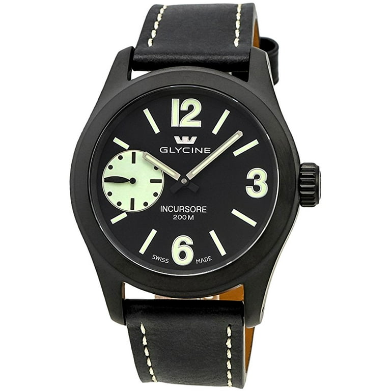 Incursore Manual Wind Black PVD Steel Mens Swiss Watch 3873.99SL