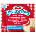 thumbnail image 1 of Smucker's Uncrustables Peanut Butter and Strawberry Spread Sandwich, Frozen, 58g, Pack of 10, 1 of 9