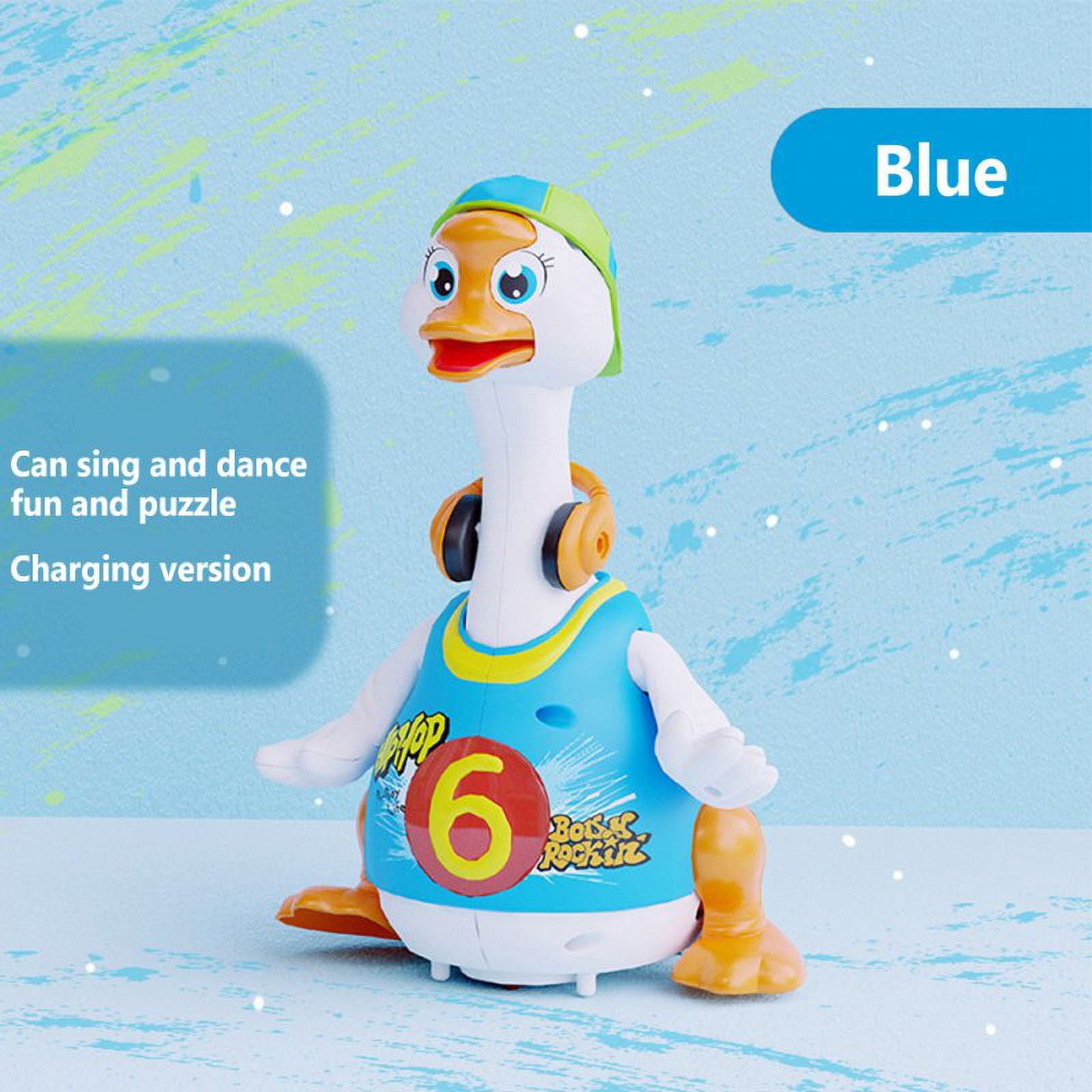 Swinging Goose Toy Children Electric Singing Dancing Goose Early Educational Toy Blue A Walmart