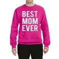 thumbnail image 2 of Wild Bobby, Best Mom Ever Mothers Day Gift, Mother's Day, Unisex Crewneck Graphic Sweatshirt, Fuschia, 2XL, 2 of 3