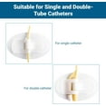 thumbnail image 4 of Tutuviw 20 Pcs Catheter Stabilization Device,Catheter Tube Holder Sticker for Peg/G/J Feeding Tubes,Adhesive Catheter Urinary Leg Bag Legband Holder,Catheter Supplies for for Kids Child, 4 of 8
