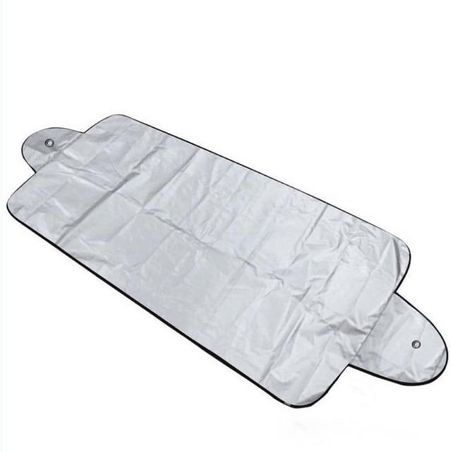 Car Snow Cover And Sunshade Winter Vehicle Protection Shield Universal Fit Nylon Spandex Fabric Water Resistant Windproof For Outdoor Parking All Season