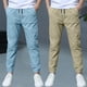 thumbnail image 2 of Odeerbi 2 Pack Boys Summer Cotton Linen Jogger Pants Casual Lightweight Elastic Waist Drawstring Sweatpants Para 3-13 Años, 2 of 9
