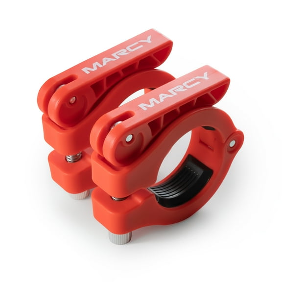 Marcy Olympic Barbell Lock Collar Pair - OBC-7RD