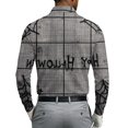 thumbnail image 4 of FOPSUFGWFO T-shirts For Men Halloween Funny Shirt Long Sleeve Lightweight Daily Wear Fall Winter Tops With Pumpkin Bat Print Black 2XL, 4 of 4