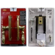 Larson Certified Storm Door M2 Mortise Handle Set Brass
